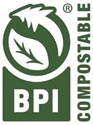 BPI certified compostable logo